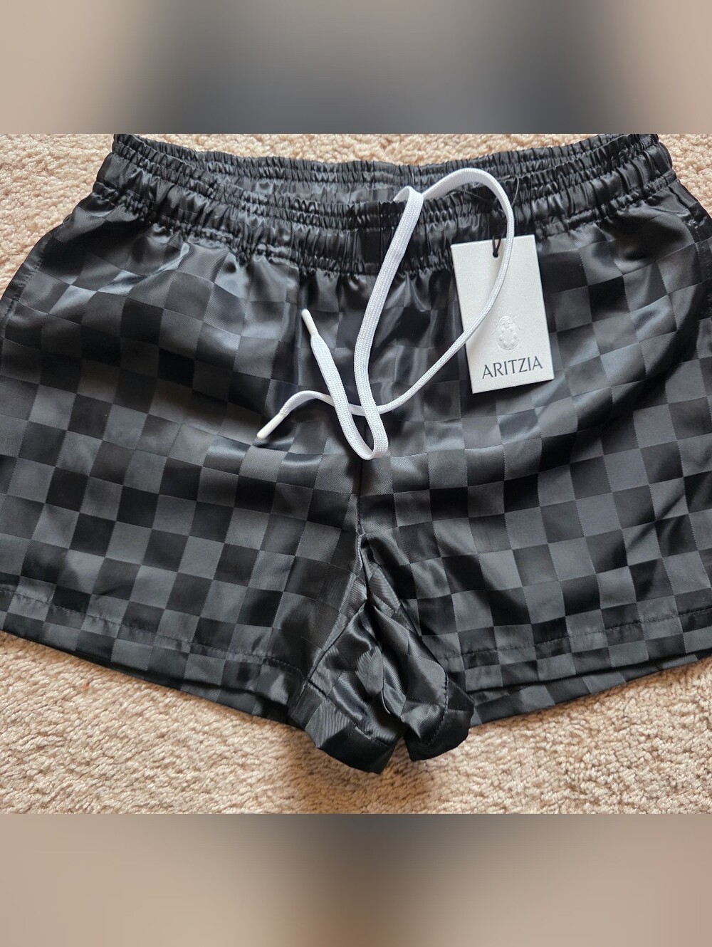 NWT Aritzia Medallion Mini Shorts XXS